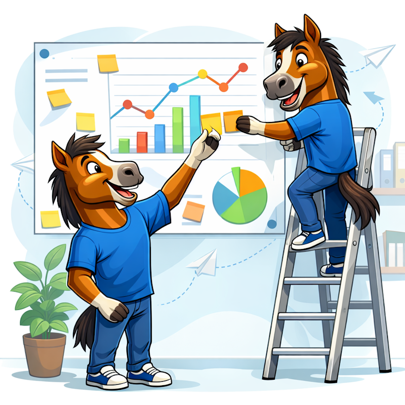 Horse Chart Illustration