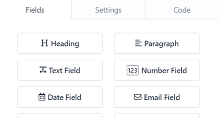 HTML5 Fields